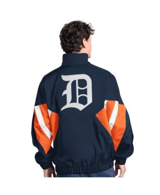 Men's&nbsp;Navy Detroit Tigers Cooperstown Chief Half-Zip Pullover Sweatshirt