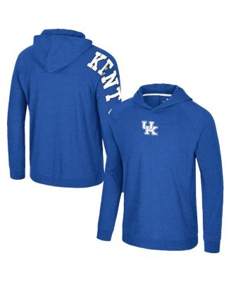Colosseum - Men's Royal Kentucky Wildcats Back in Business Long Sleeve Raglan T-Shirt
