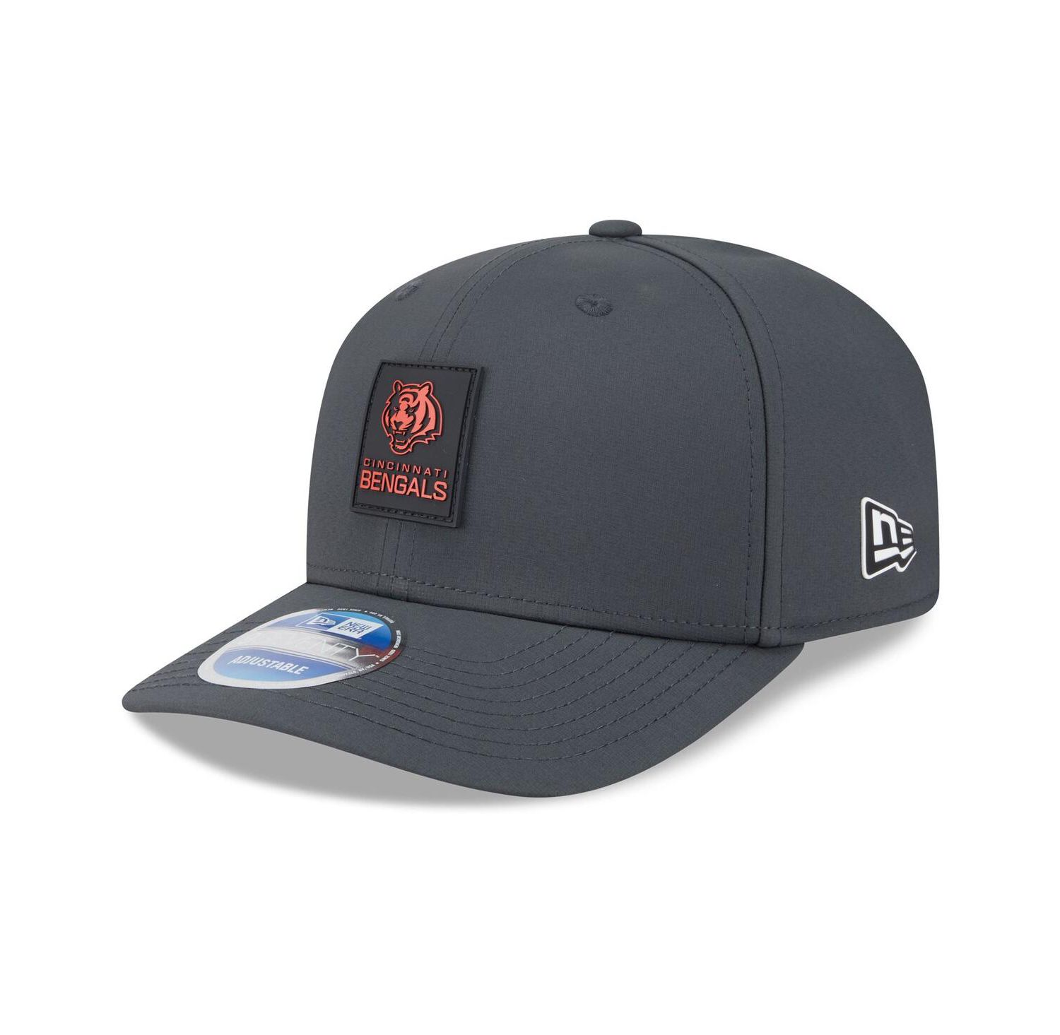 Men's Charcoal Cincinnati Bengals 2025 Sideline Cold Weather 9SEVENTY Adjustable Hat