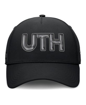 Men's Black Utah Mammoth Authentic Pro Road Team Code Flex Hat