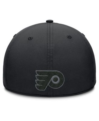 Men's Black Philadelphia Flyers Authentic Pro Road Team Code Flex Hat