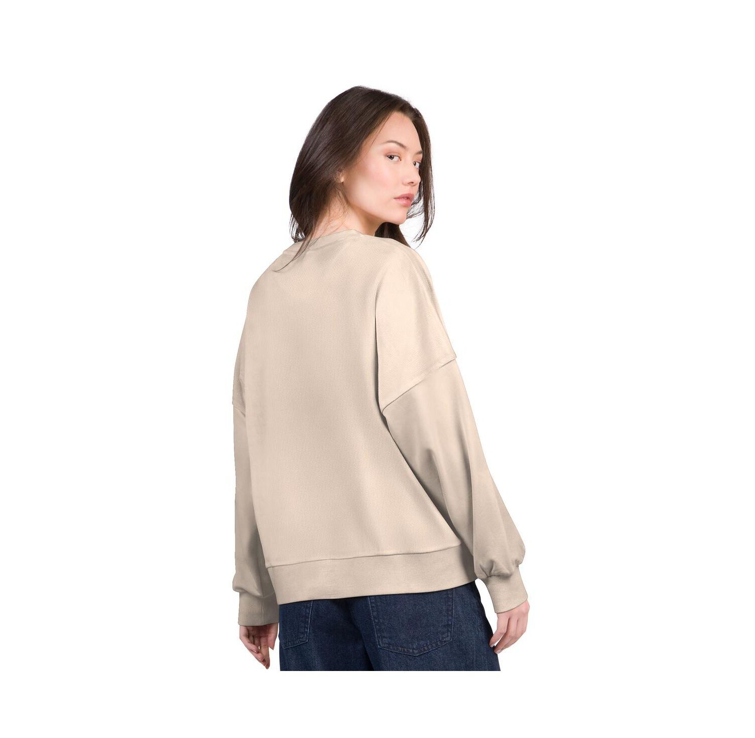 Women's Sand Philadelphia Phillies Oversized Vet II Sweatshirt