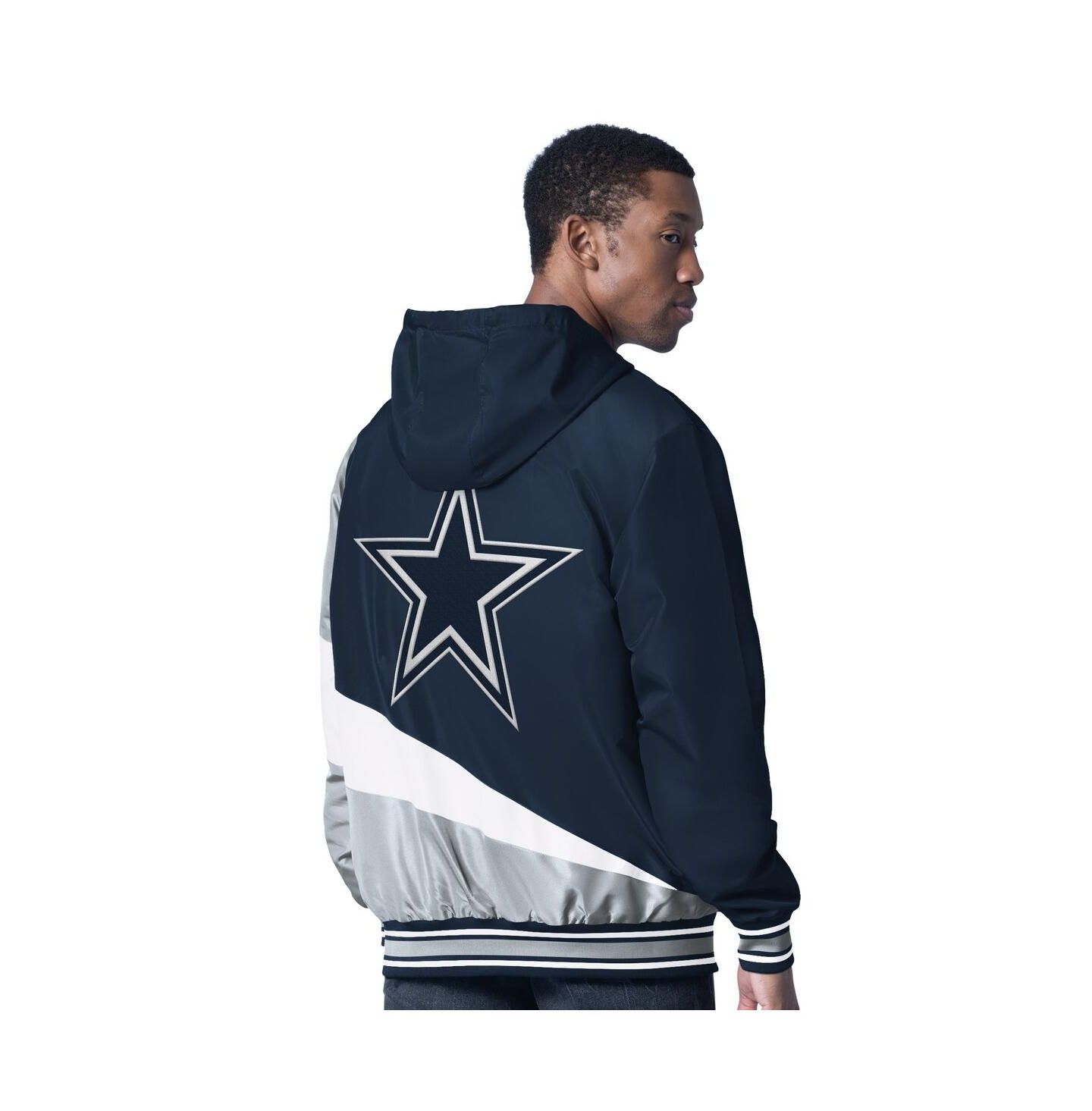 Мужская куртка G-III Sports by Carl Banks Navy/Charcoal Dallas Cowboys Dual Threat Reversable Full-Zip — фото 2