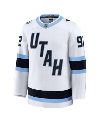 Men's Logan Cooley White Utah Mammoth Away Premium Player Jersey
