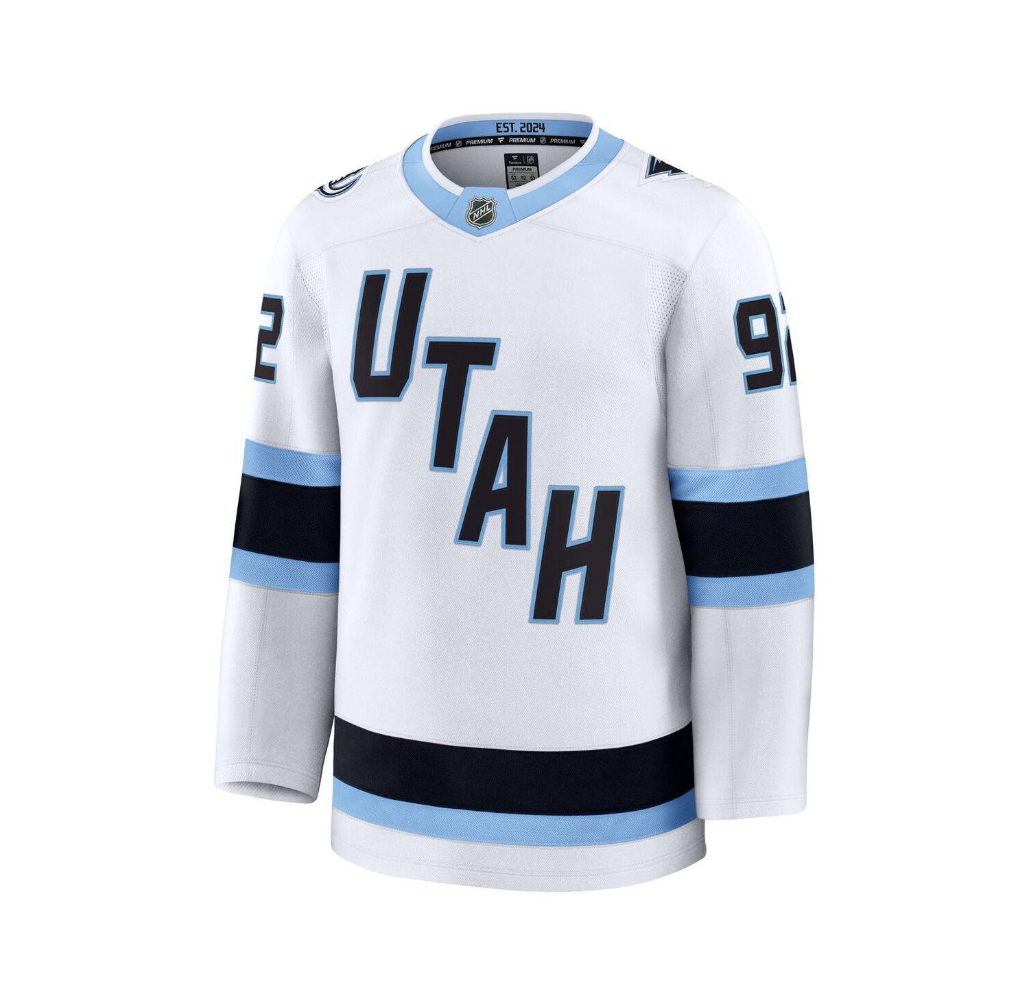 Men's Logan Cooley White Utah Mammoth Away Premium Player Jersey
