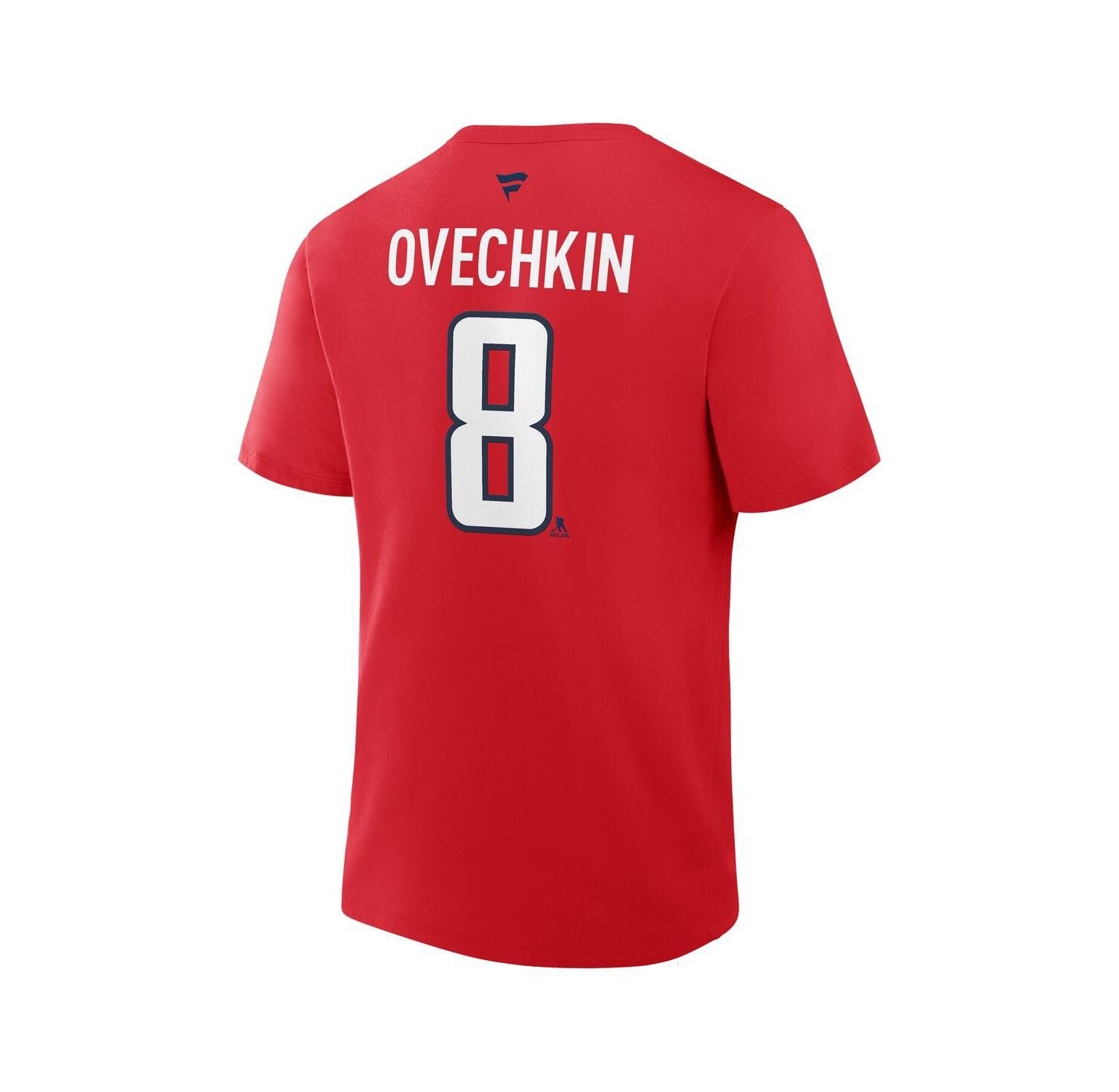 Men's Alexander Ovechkin Red Washington Capitals Authentic Stack Name & Number T-Shirt