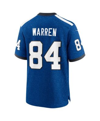 Men's Tyler Warren Heather Royal Indianapolis Colts Alternate 2 Indiana Nights Game Jersey