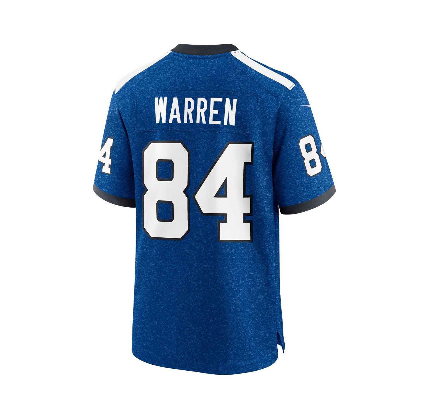 Men's Tyler Warren Heather Royal Indianapolis Colts Alternate 2 Indiana Nights Game Jersey