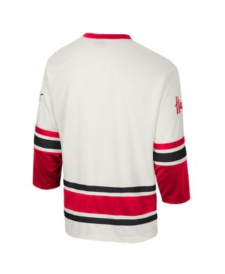 Men's Cream Nebraska Huskers Puck Proud Fashion Hockey Jersey