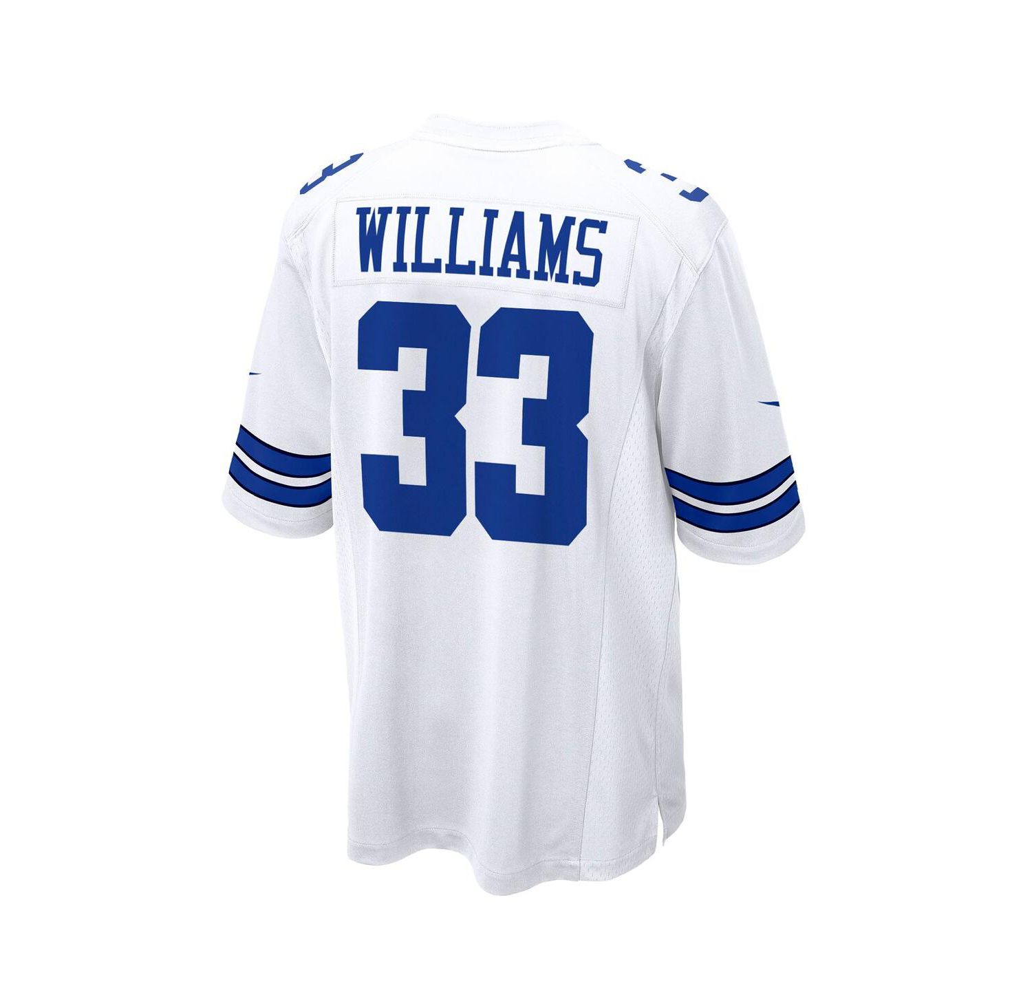 Men's Javonte Williams White Dallas Cowboys Game Jersey