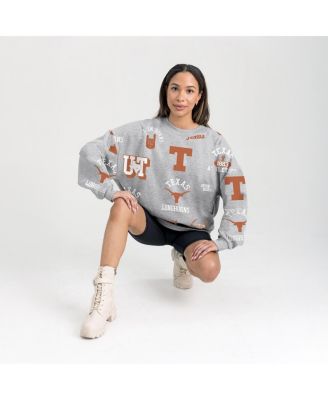 Women's Gray Texas Longhorns Always on Repeat Fleece Sweatshirt