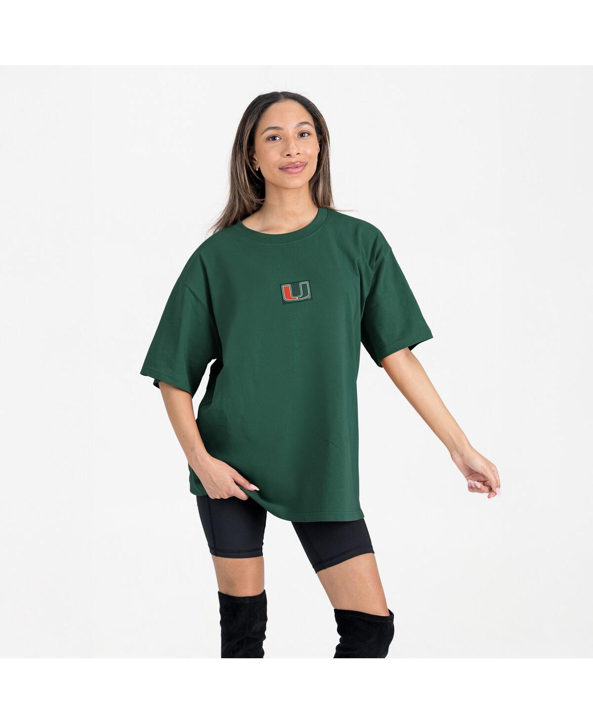 Gameday Couture Women's Green Miami Hurricanes Oversized Back At Ya T-shirt In Green