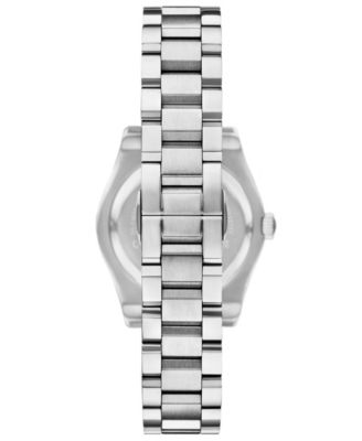 Women's Three-Hand Stainless Steel Watch, 32mm