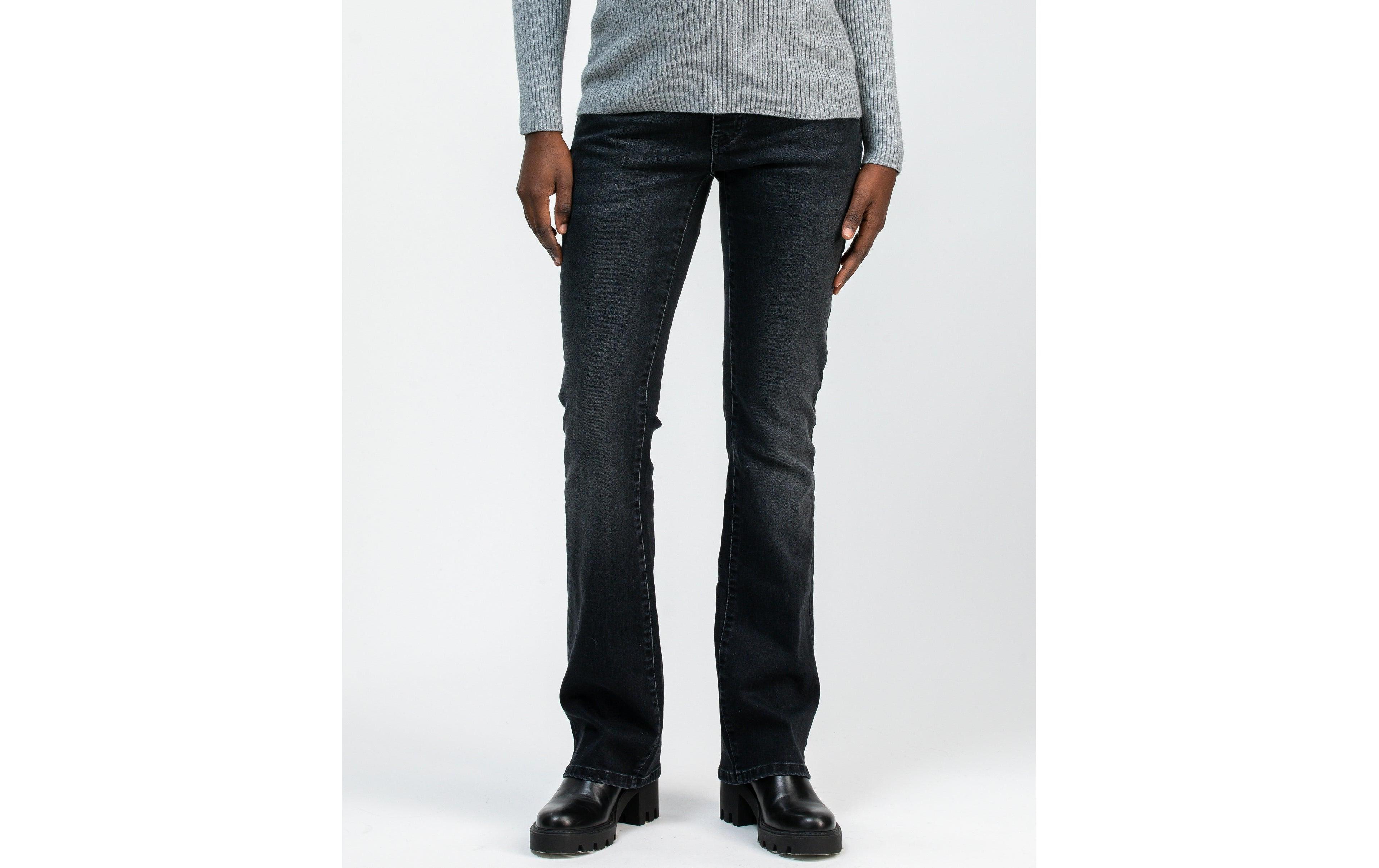 Pietro Brunelli Maternity Slim Bootcut Jeans with Elastic Waistband