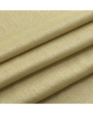 2-Pack: Beaded Emerald Crepe Waterfall Valances - 44 in. W x 37 in. L, Pumpkin Spice/Terracotta