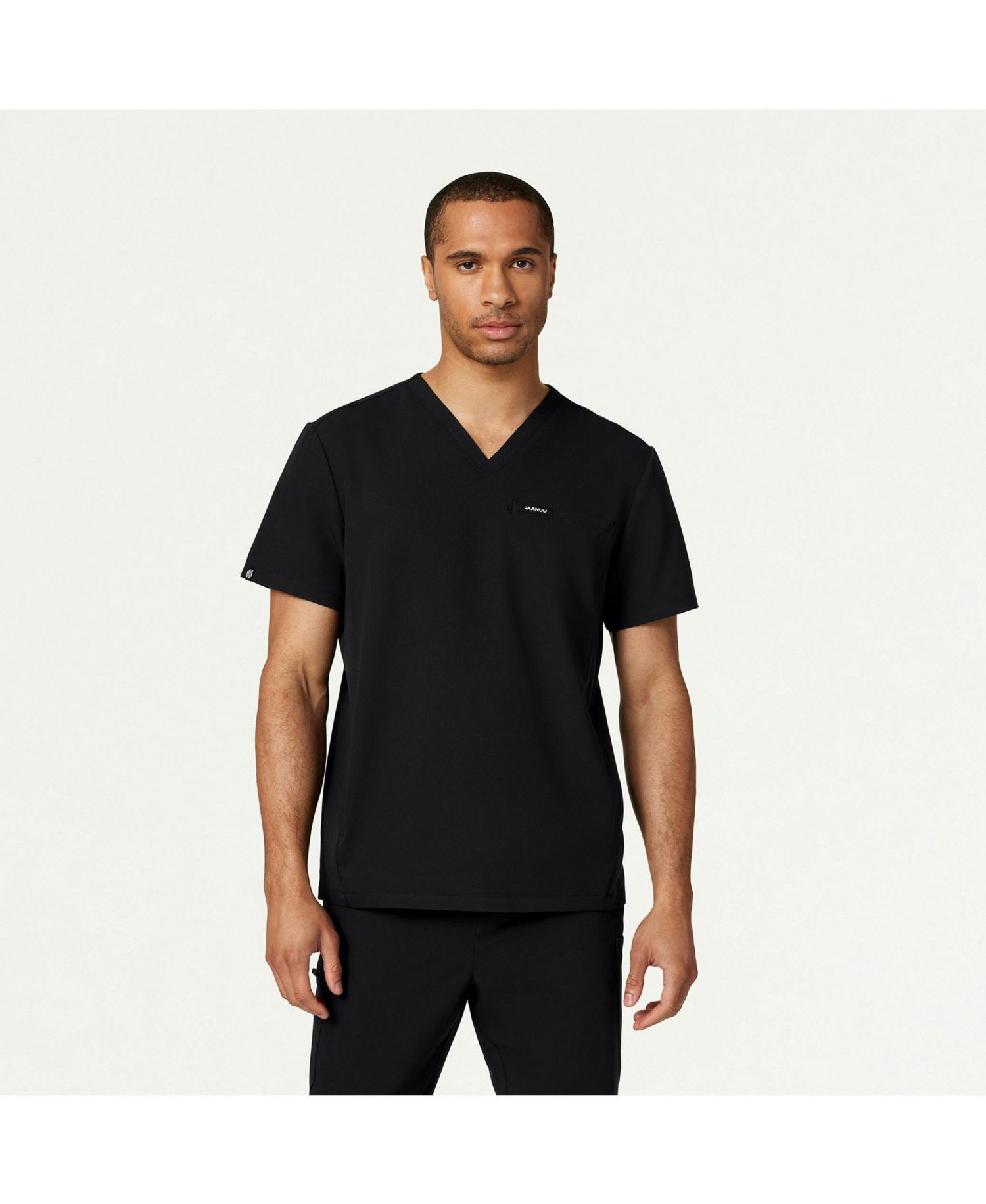 Big & Tall Plus-Size Platt 3-Pocket Classic V-Neck Scrub Top