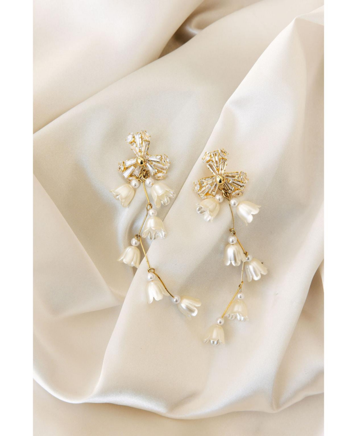 Untamed Petals Soiree Crystal Drop Earrings