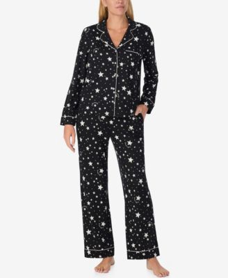 Women's 2-Piece Sleepwear Long-Sleeve Top and Pajama Pants Set