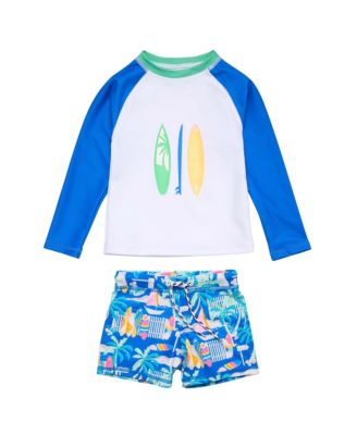 Baby Boys Breakwater Beach LS Set