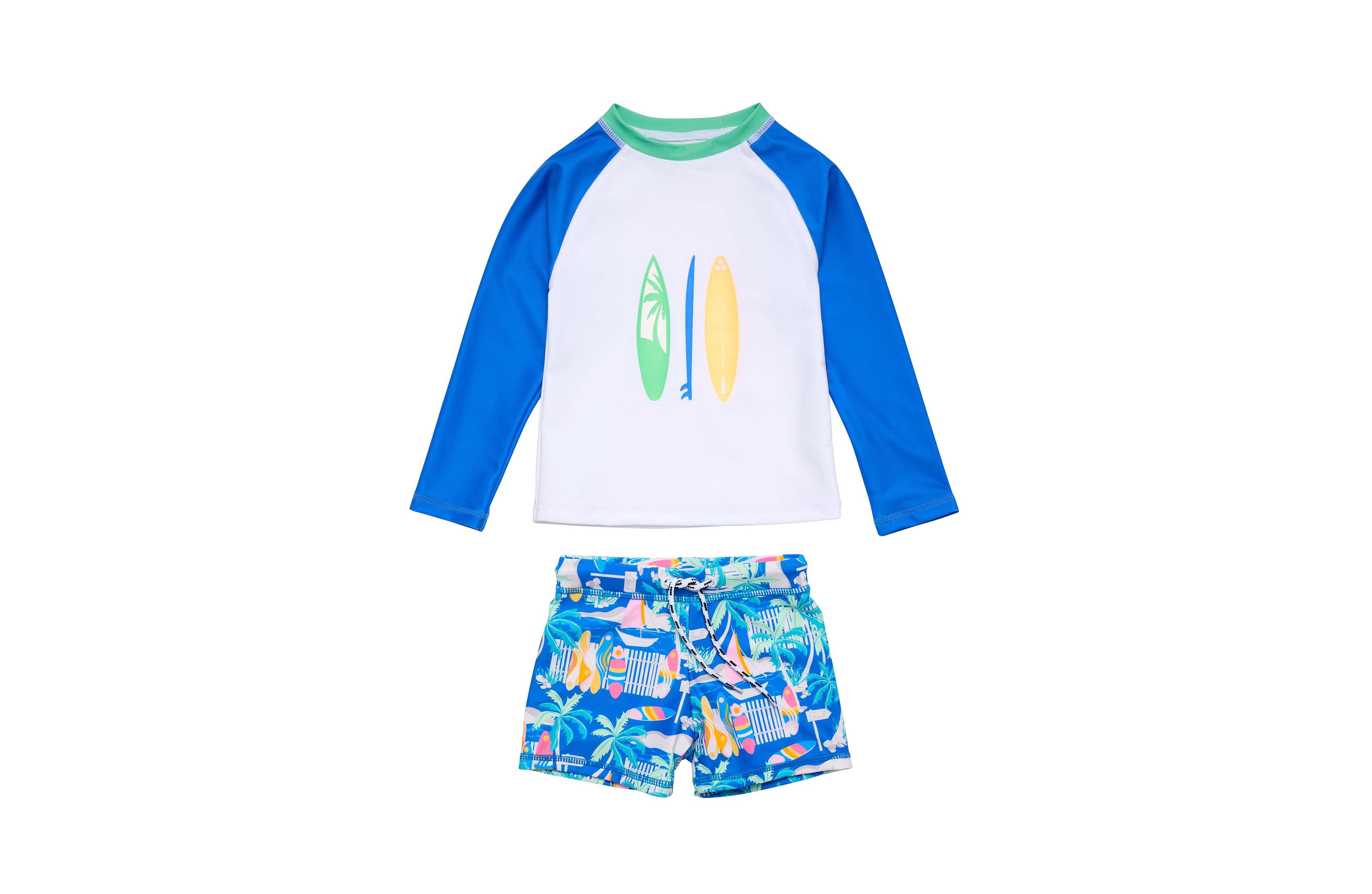 Snapper Rock Baby Boys Breakwater Beach Ls Set