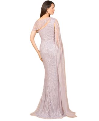 Women's One Shoulder Fitted Gown