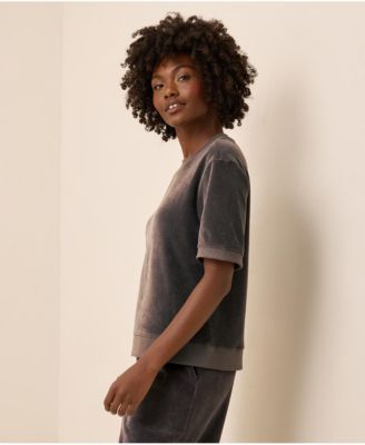 Women's Organic Cotton Velour T-Shirt