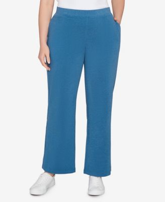 Plus Size Luxe Rib Knit Leisure Pants