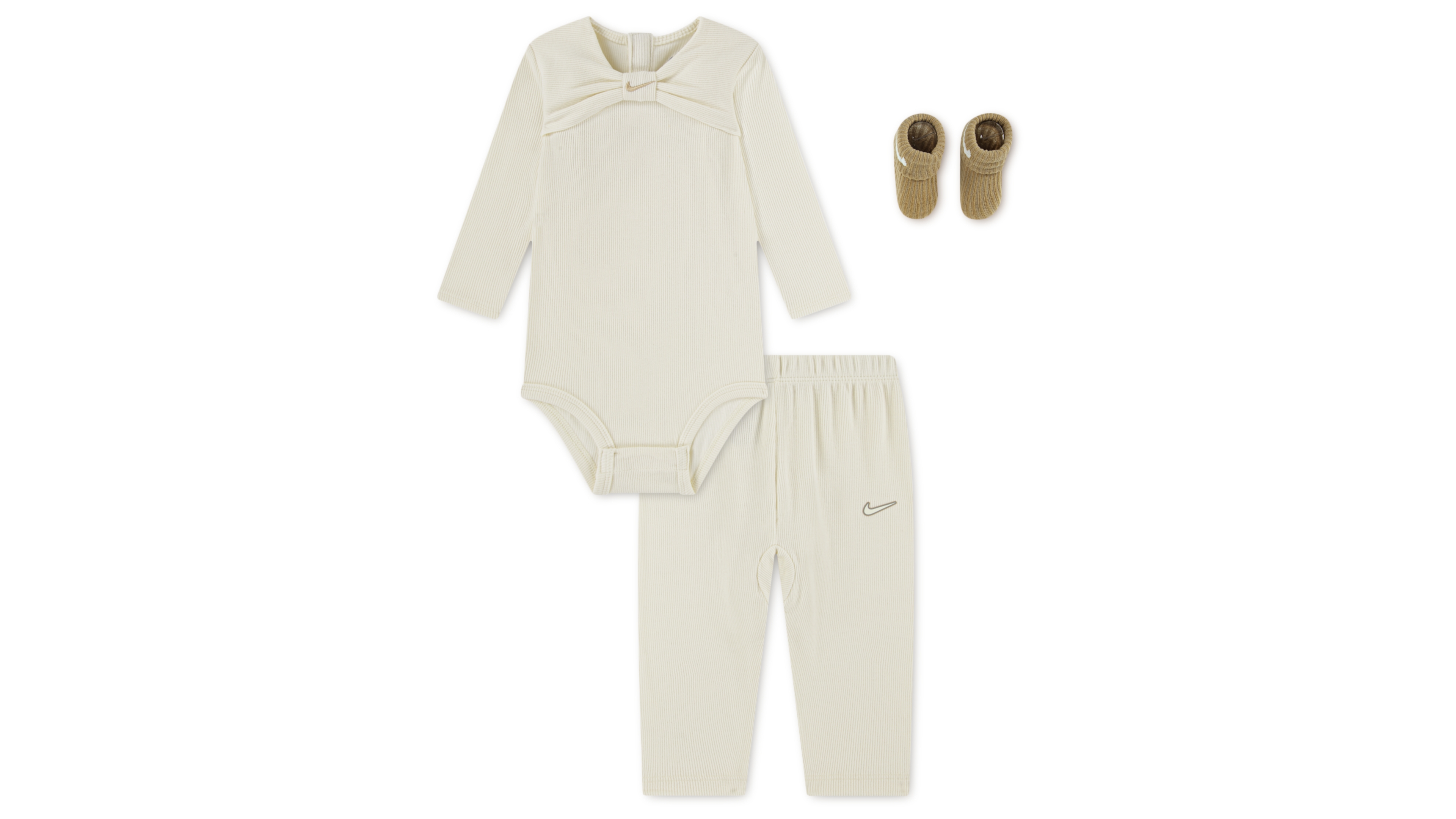 Nike Baby Girls 3-Piece Long-Sleeve Bodysuit, Pants and Socks Set
