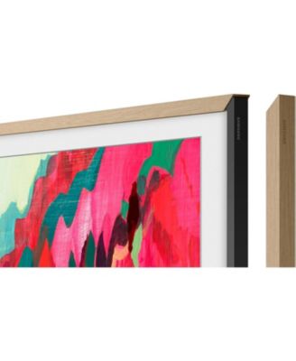 VG-SCFF75TKBZA 75" Modern Teak Customizable Bezel Frame Accessory