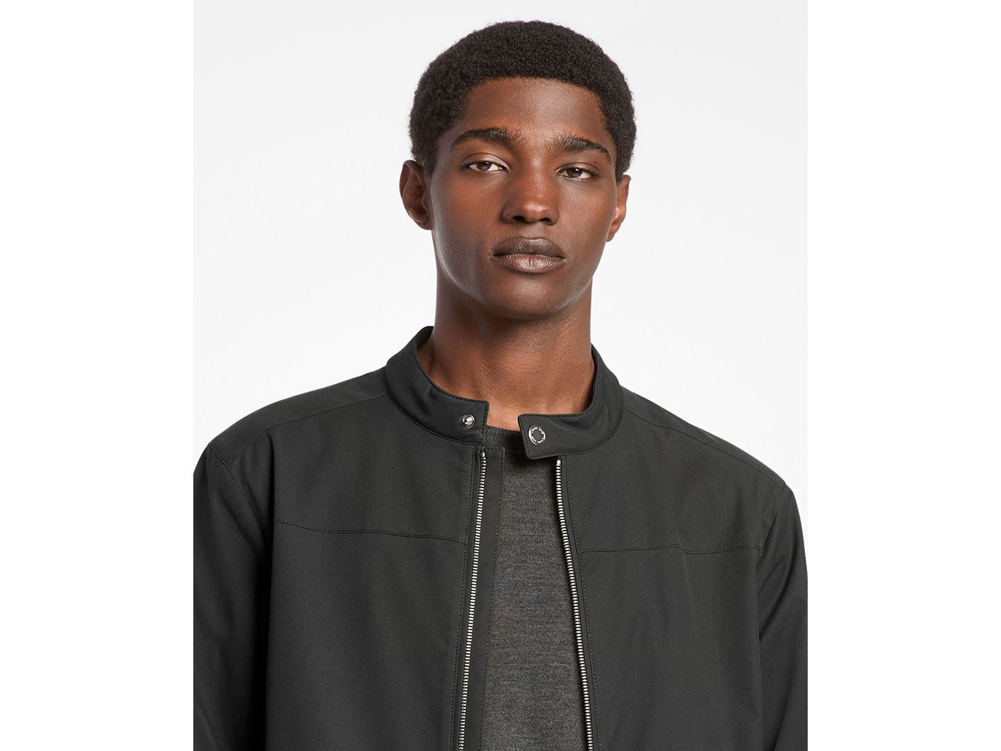 Мужская куртка Michael Kors Racer, цвет: Чёрный — фото 3