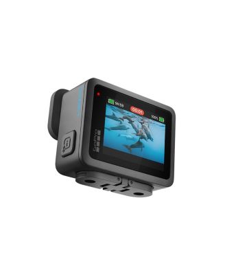 Hero - Compact Waterproof Action Camera with 4K Ultra HD Video, 12MP Photo, Touch Screen, Bundle with, 64GB microSD Card, Card Reader