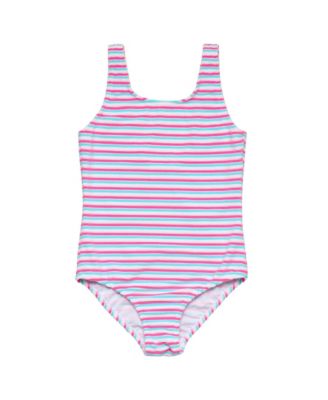 Big Girls Sorbet Stripe Teen Scoop Swimsuit