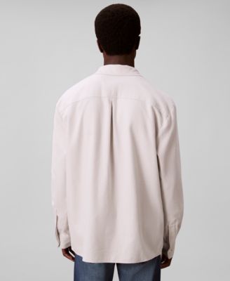 Men's Melange Flannel Classic-Fit Shirt