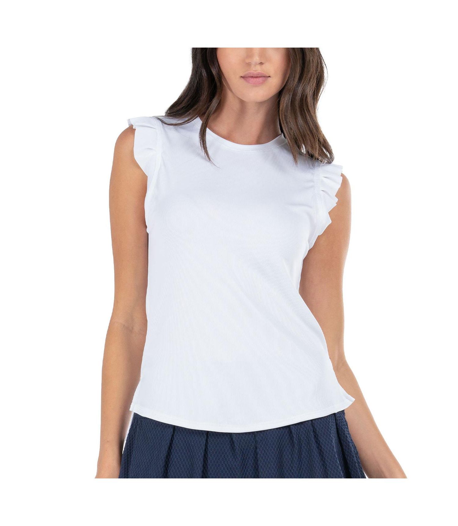 Women's Bring It on Ribbed Tennis Tank Top
