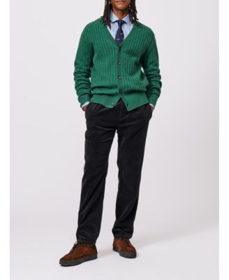 Men's Leonard Wool Cable Sweater Cardigan