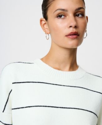 Women's Striped Long-Sleeve Sweater