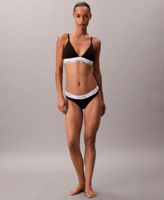 Women's Icon Cotton-Modal Lightly Lined Triangle Bralette QF8498