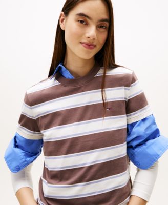 Women's Flag Jersey Crewneck T-Shirt