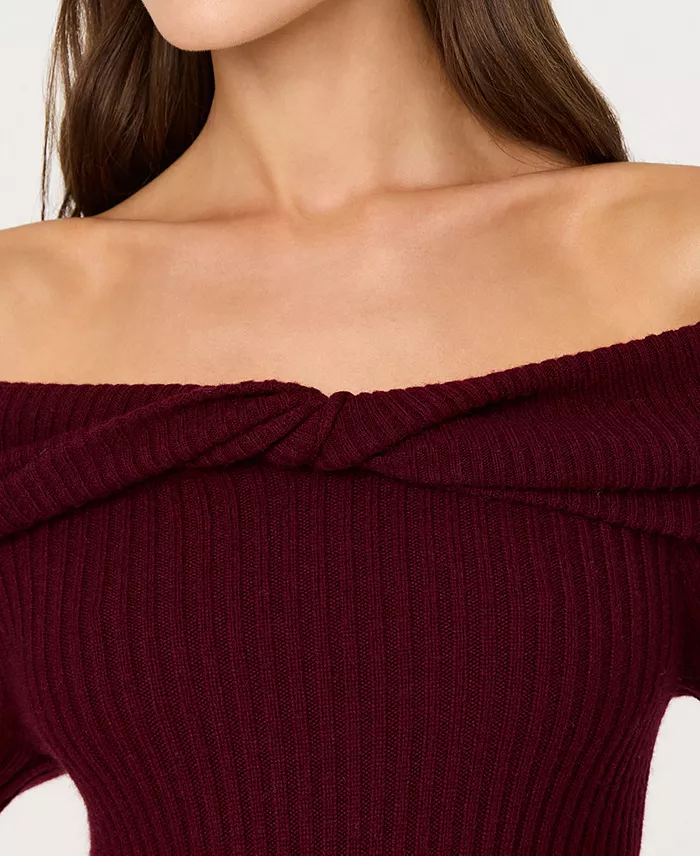 Women's Tilde Off-The-Shoulder Sweater - thumbnail 4