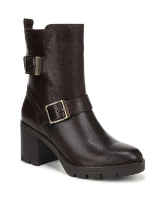 Women's Vail Block Heel Moto Booties