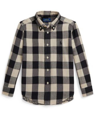 Polo Ralph Lauren - Boys 2-7 Buffalo Check Double-Faced Shirt