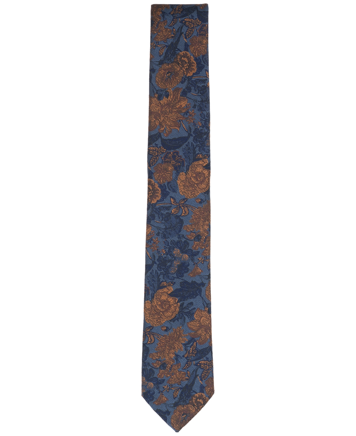 Bar Iii Men's Easton Floral Tie, Macy's Exclusive In Blue