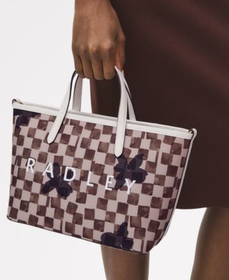 Southwell Gardens Check Medium Open Top Tote Bag