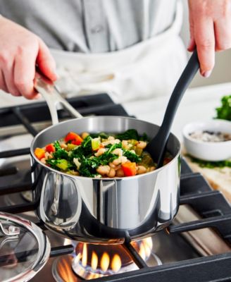 Valencia Pro Stainless Steel Uncoated 1.6-Quart Saucepan with Lid