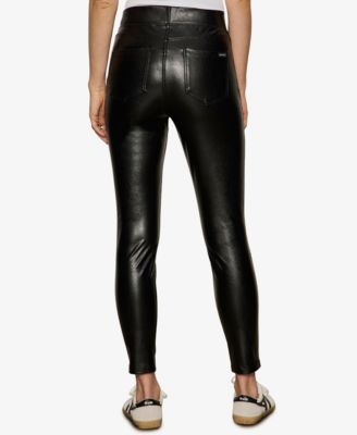 Women's Runway Faux-Leather Leggings