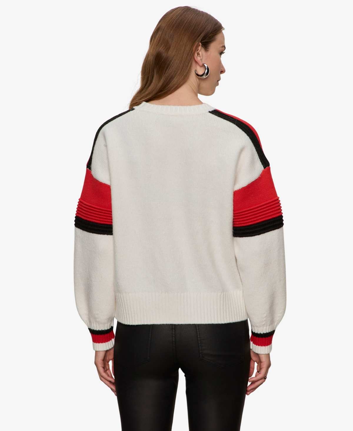 Sanctuary Women's Sporty Stripe Crewneck Sweater In Neutral