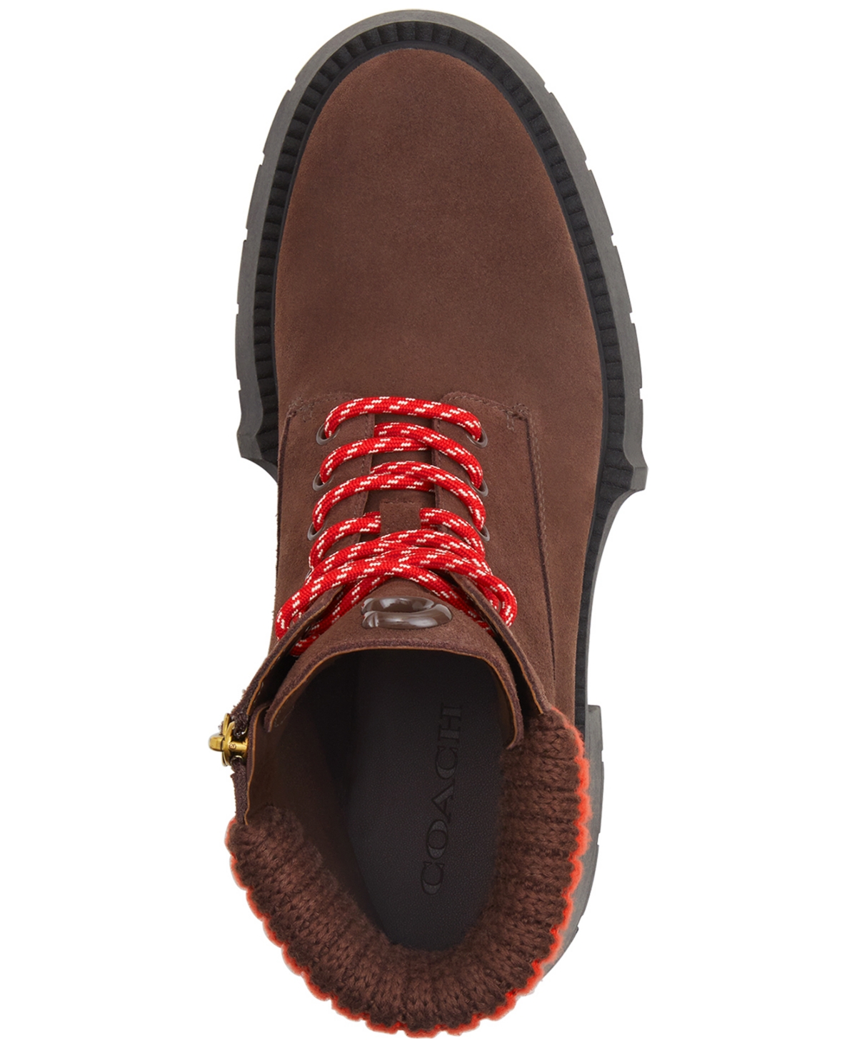 Coach Women's Leah Platform Lace-Up Booties