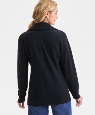 Women's Zip-Front Fleece Tunic, Exclusively at Macy's  