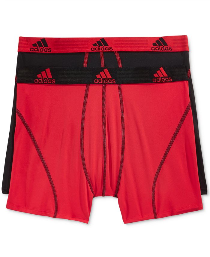 adidas Men's Climalite 2 Pack Boxer Brief - Macy's