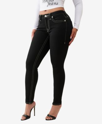 Women's Jennie Mid Rise Skinny Flap Jeans